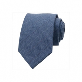 Grid-slips For Menn Marvel Plaid Men's Business Self Tie-sløyfe