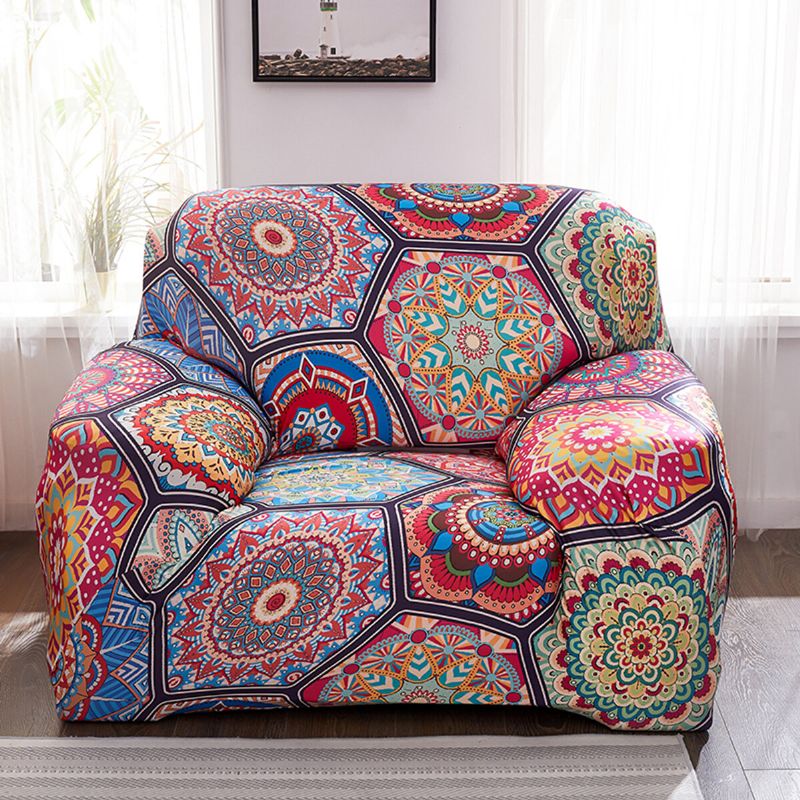 1/2/3/4 Seter Elastisk Stretch Sofa Lenestoltrekk Sliptrekk Bohemian Pattern All-inclusive Sofatrekk