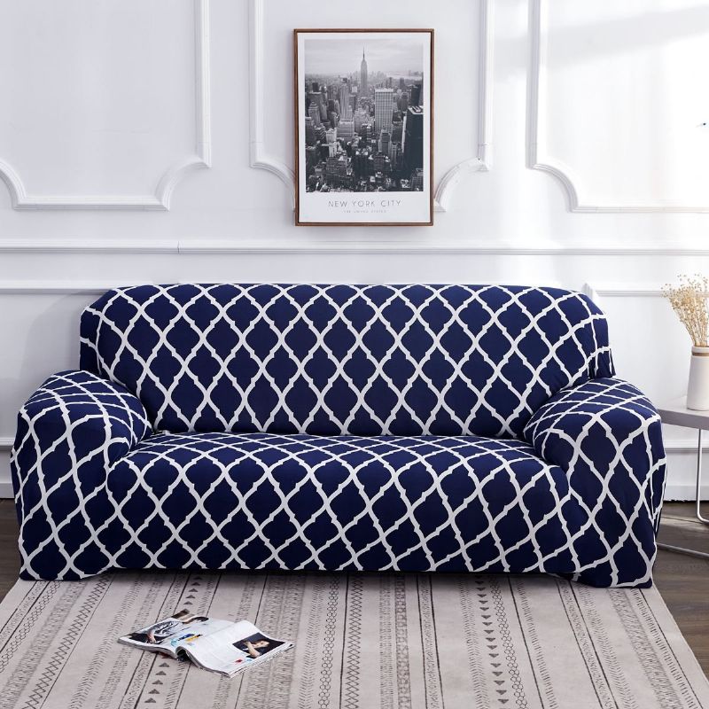 1/2/3/4-seters Alt-inkludert Elastisk Sofa-sofatrekk Stretch Tight Wrap Slipcovers Daybed-trekk