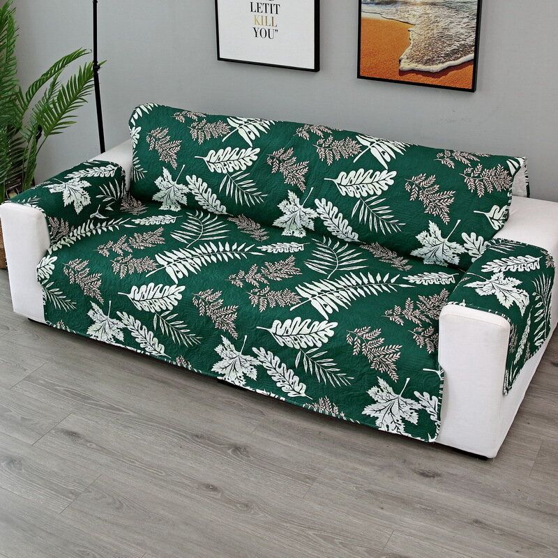 1/2/3 Sete Universal Quilted Sofa Cover Møbelbeskytter Mat Stoltrekk