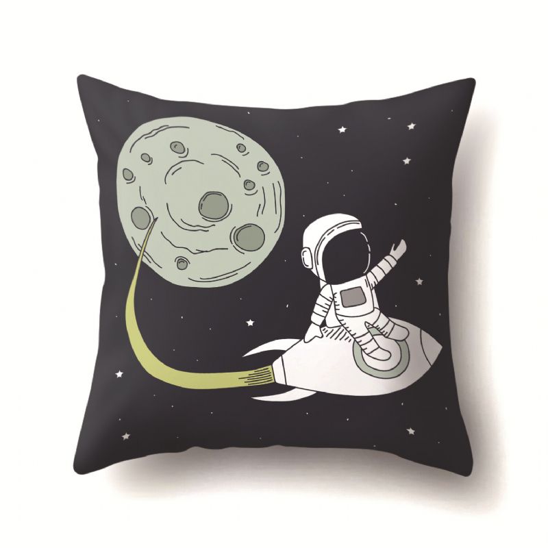 1 Stk Astronaut Creative Putetrekk Trykt Sofa