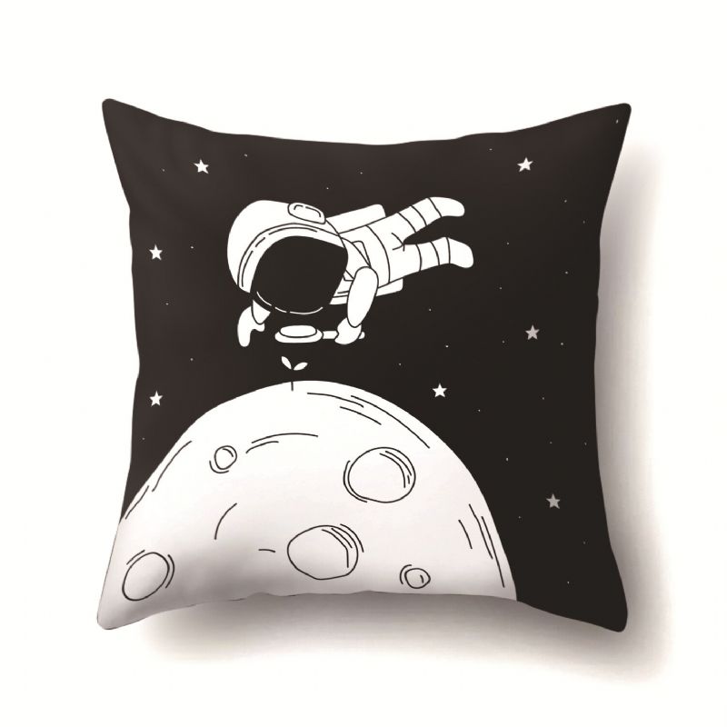 1 Stk Astronaut Creative Putetrekk Trykt Sofa