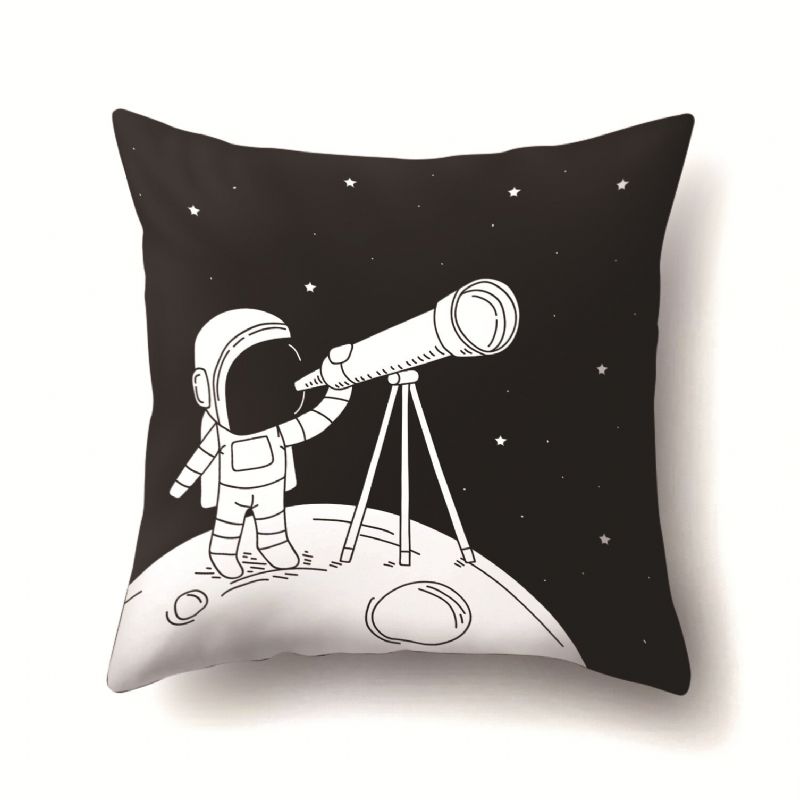 1 Stk Astronaut Creative Putetrekk Trykt Sofa