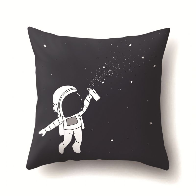 1 Stk Astronaut Creative Putetrekk Trykt Sofa