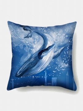 1 Stk Marine Organism Printing Putetrekk Home Decor Sofa Stue Bil