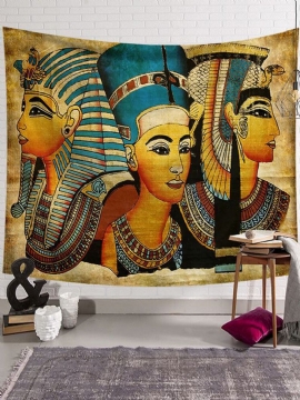 130*150/200*150 cm Ancient Egypt Portrettstil Vegghengende Billedvev Hjemmeinnredning Polyester