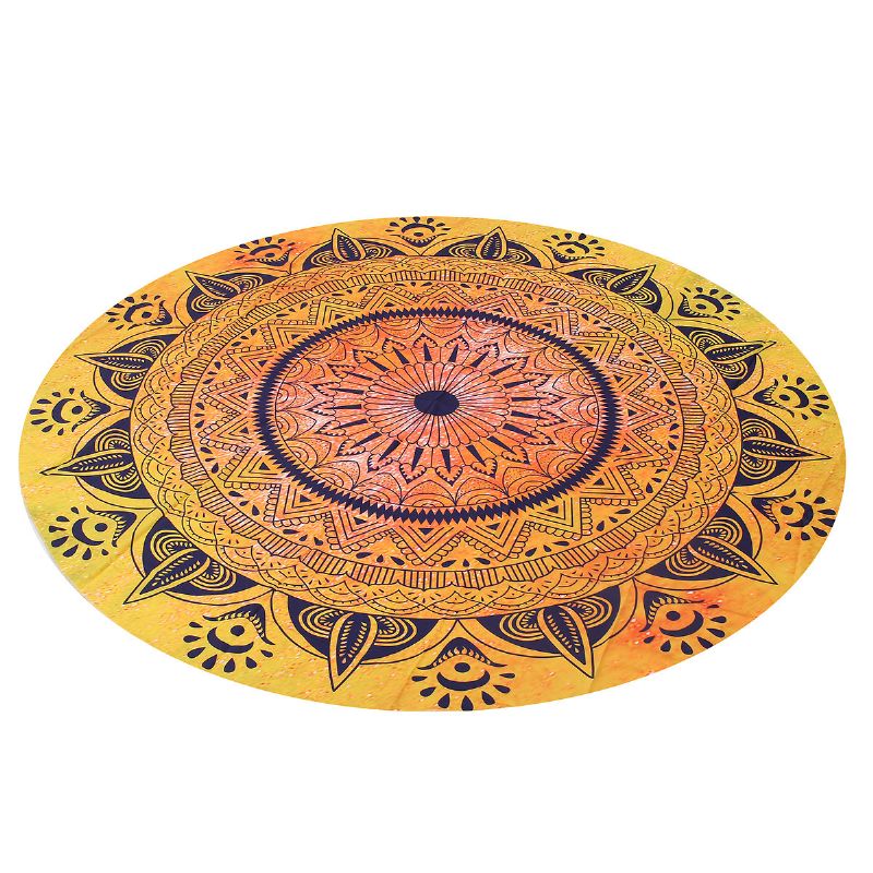 150 cm Mandala Utskrift Polyester Sommer Badehåndkle Hengende Dekor Gobelin Teppe