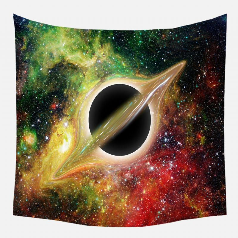 3d Universe Black Hole Galaxy Utskrift Tapet Vegghengende Home Stue Art Decor