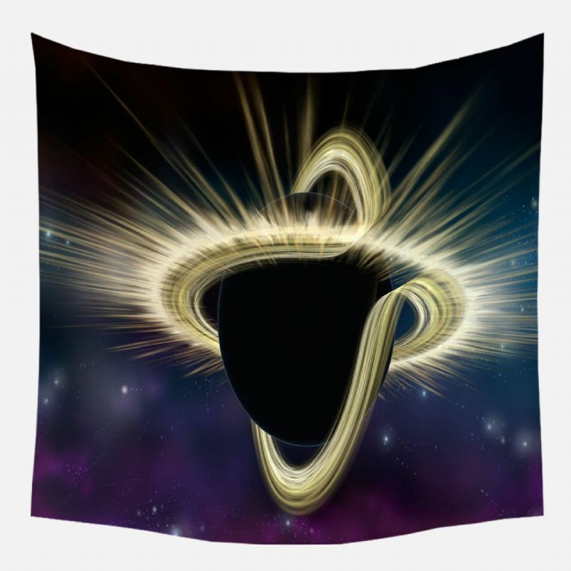 3d Universe Black Hole Galaxy Utskrift Tapet Vegghengende Home Stue Art Decor