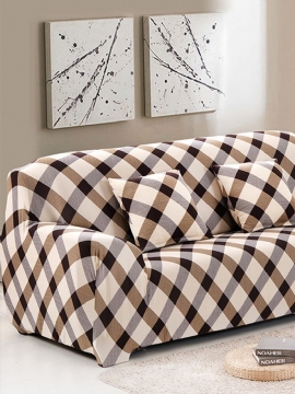 4 Størrelse Stretch Sofa Deksel Lounge Plaid Enkelt Avtagbar Slipcover Møbelbeskytter