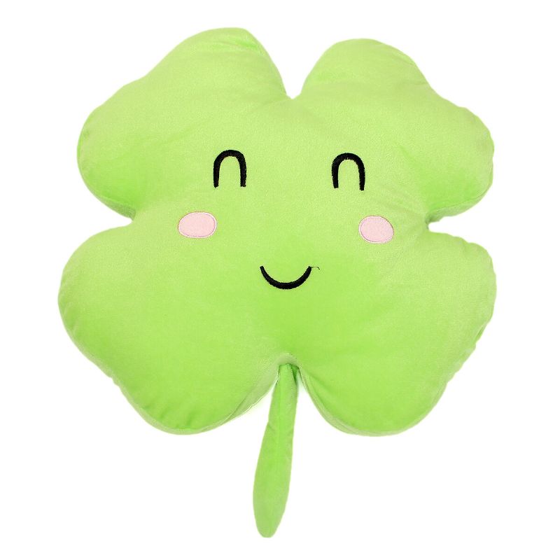 40 cm Søt Kløver Shamrock Myk Utstoppet Plysjpute Leketøy Happy Love Ornament Myk Dukke