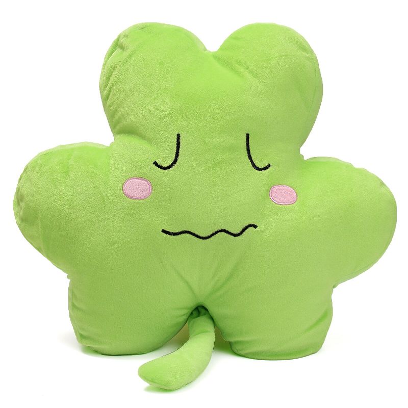 40 cm Søt Kløver Shamrock Myk Utstoppet Plysjpute Leketøy Happy Love Ornament Myk Dukke