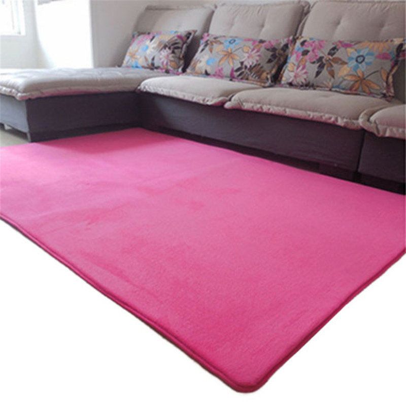 50x80 cm Slow Rebound Coral Velvet Badeteppe Teppe Badematte Sklisabsorberende Supermatte