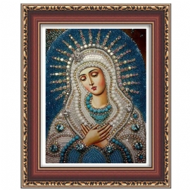 5d Rund Diamantmaleri Diy Korssting Home Decor Diamantbroderi Religiøs Gave