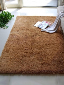 80x160cm Soverom Stue Myk Shaggy Anti-slip Teppe Absorberende Matte