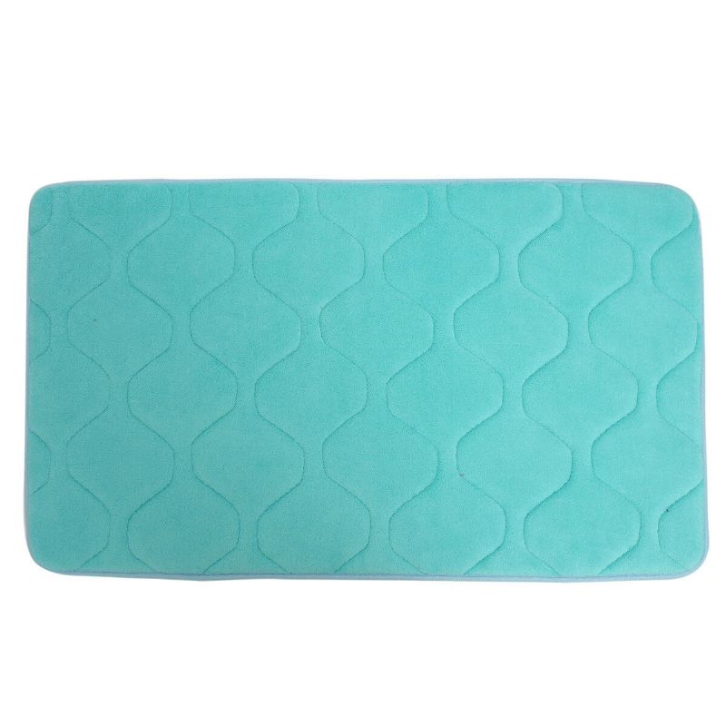 80x50 cm Absorberende Anti-slip Memory Foam Teppe Badedekken Coral Velvet Chronic Rebound Gulvmatte