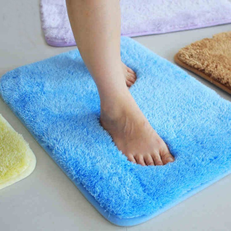 80x50cm Absrobent Shaggy Carpet Home Anti-slip Teppe Sovemyk Matte