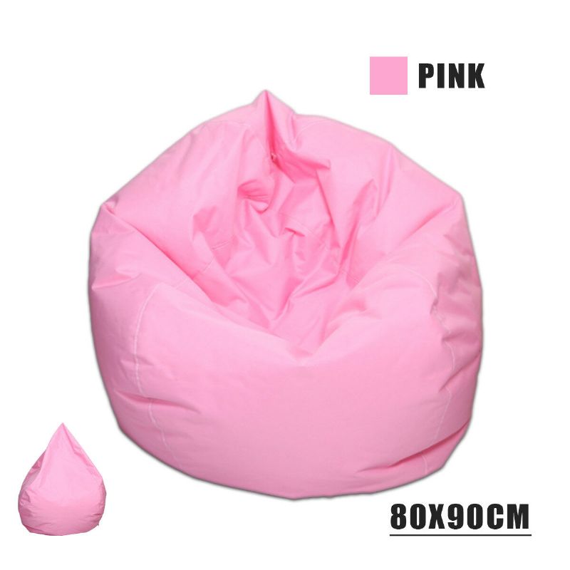 80x90cm Oxford Cloth Bean Bag Stoltrekk For Voksen Hjem Stue Gul Bag