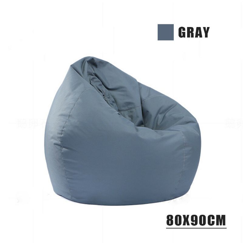 80x90cm Oxford Cloth Bean Bag Stoltrekk For Voksen Hjem Stue Gul Bag