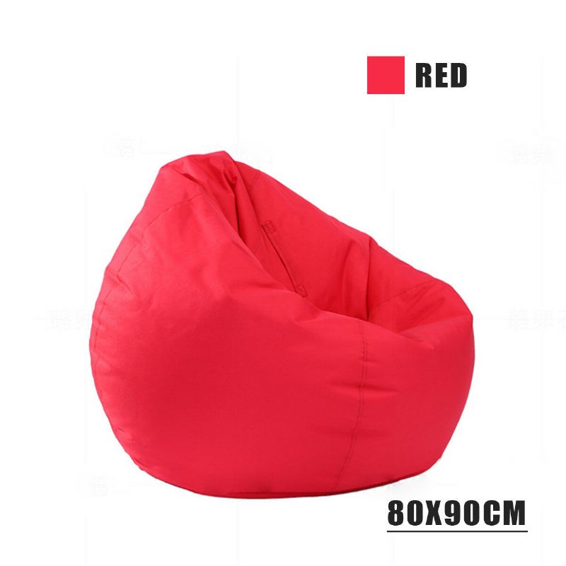 80x90cm Oxford Cloth Bean Bag Stoltrekk For Voksen Hjem Stue Gul Bag