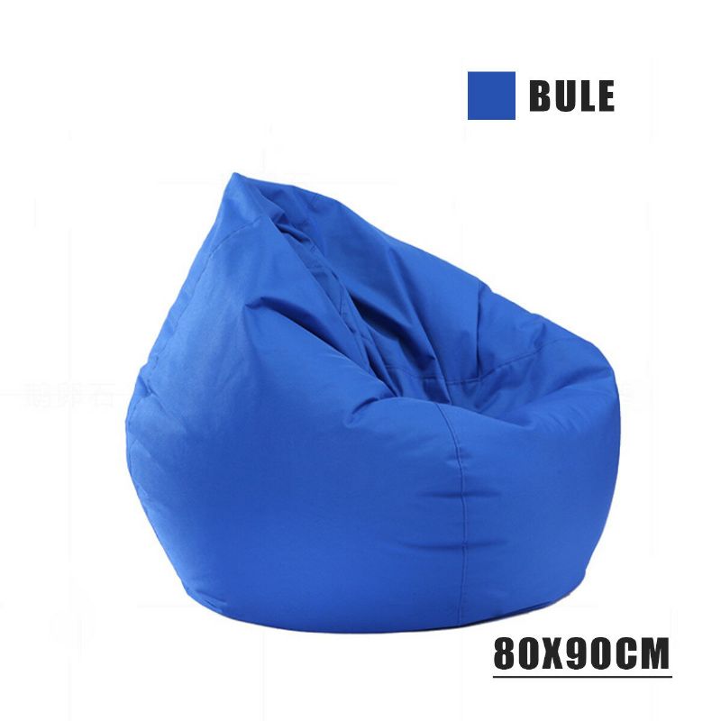 80x90cm Oxford Cloth Bean Bag Stoltrekk For Voksen Hjem Stue Gul Bag