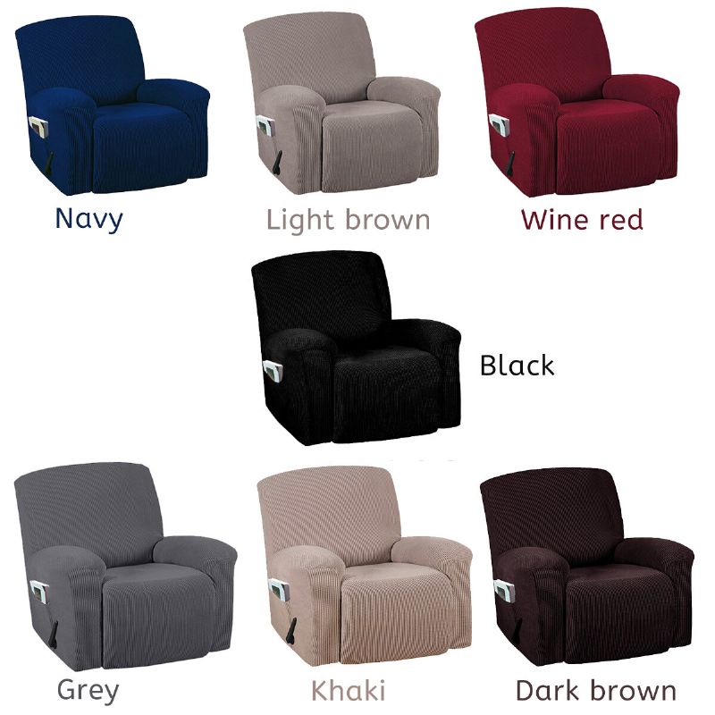 All-inclusive High Stretch Recliner Stoltrekk Vanntett Anti-skli Sofa Sliptrekk Vaskbar Møbelbeskytter 7 Farger