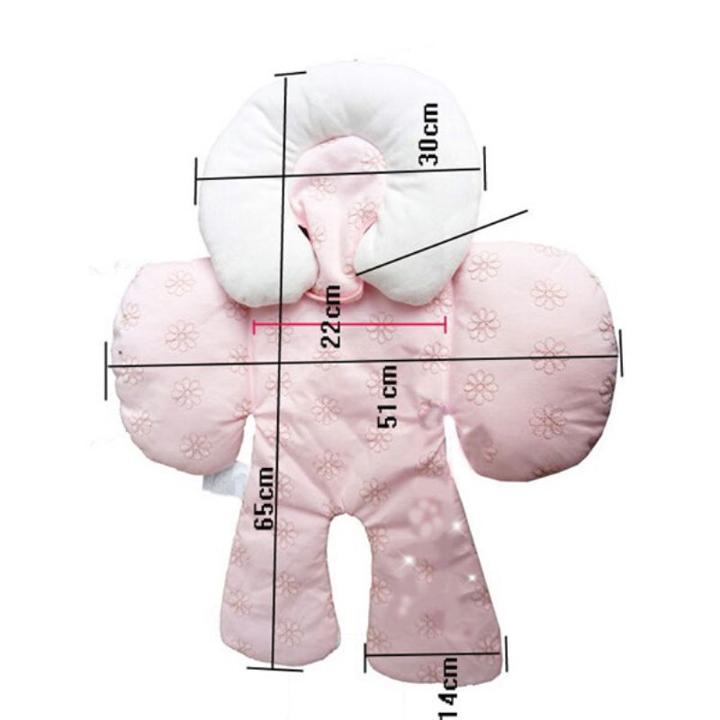 Baby Kid Protect Body Support Compliance Bilsete Barnevogn Vinter Vendbar Puter Pad