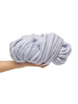 Chunky Ullgarn Supermykt Klumpete Armstrikking Ull Roving Hekling 250g Diy