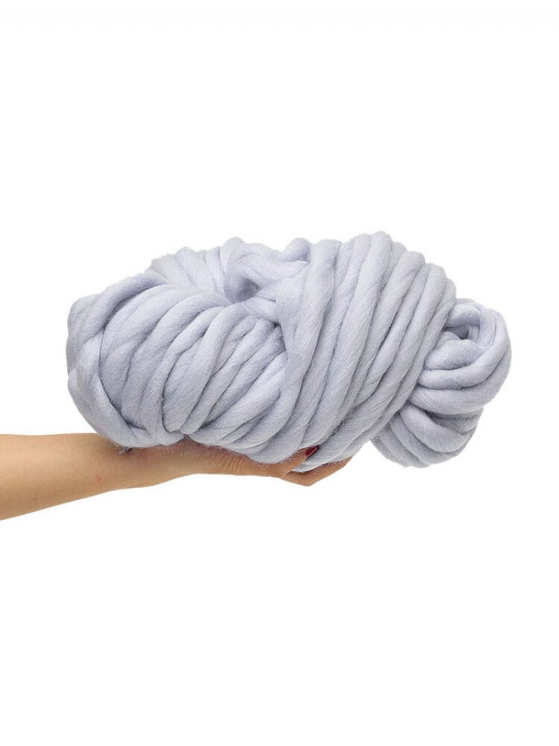 Chunky Ullgarn Supermykt Klumpete Armstrikking Ull Roving Hekling 250g Diy