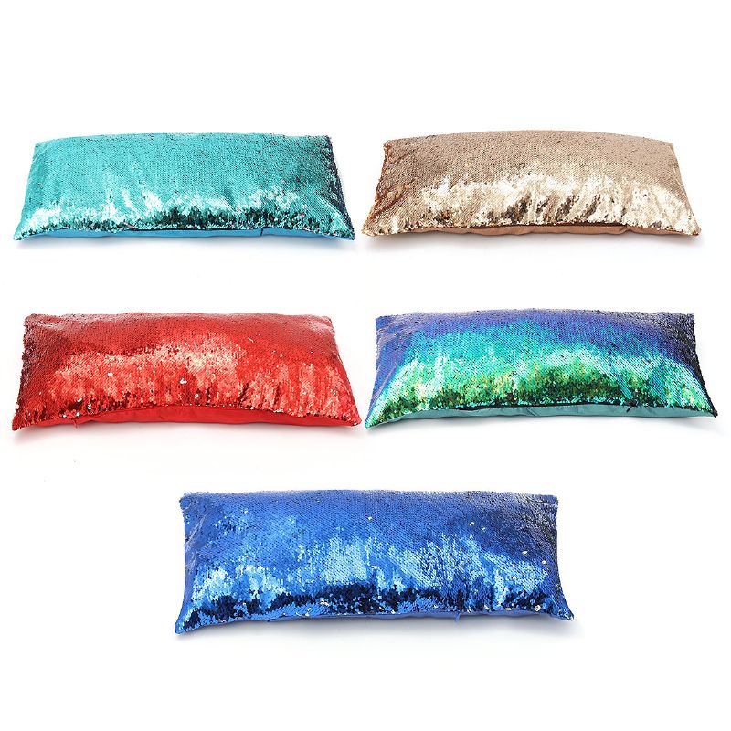 Dobbel Farge Vendbar Havfrue Paljett Putetrekk Glitter Sofa