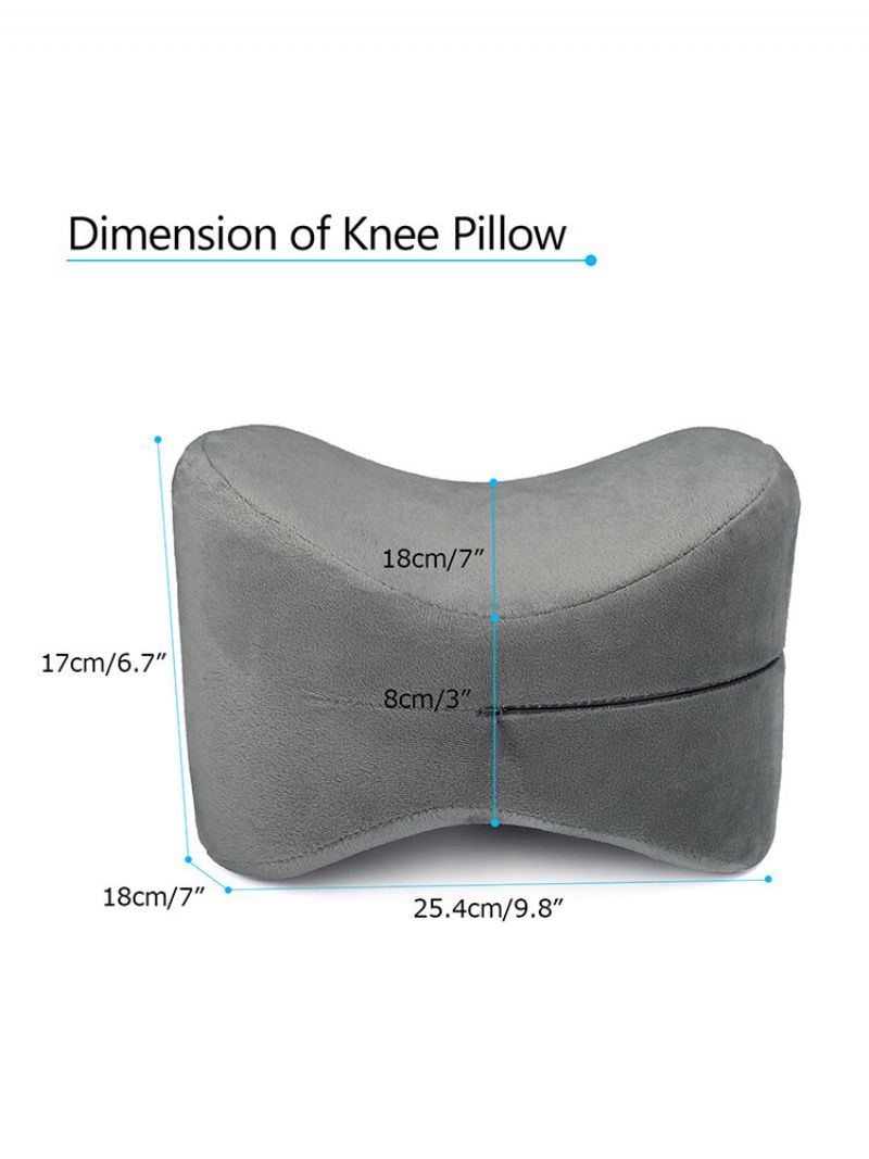 Essort Contour Knepute For Side Sleepers Ortopedisk Memory Foam Benpute For Soveryggradsjustering For Isjias Lindring Ryggsmerter Beinsmerter Hofteleddssmerter