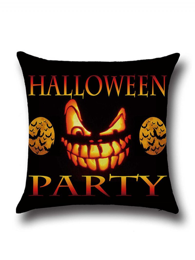 Halloween Party Sovesofa Bilputetrekk Home Decor Gresskar Putetrekk