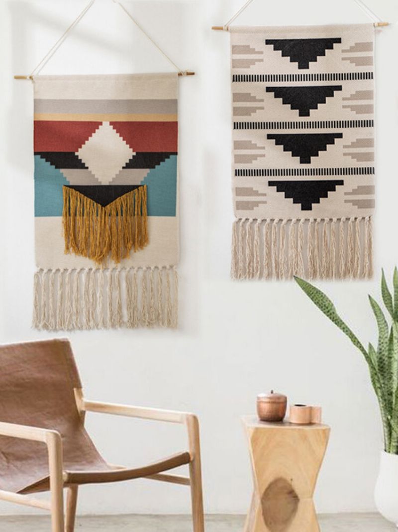 Hengende Klut Dusk Tapestry Håndvevd Hanging Art