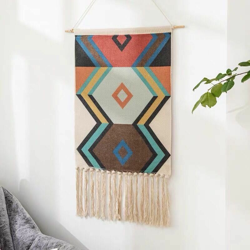 Hengende Klut Dusk Tapestry Håndvevd Hanging Art