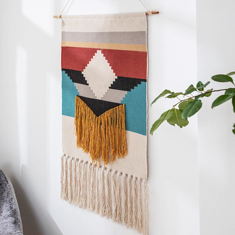 Hengende Klut Dusk Tapestry Håndvevd Hanging Art