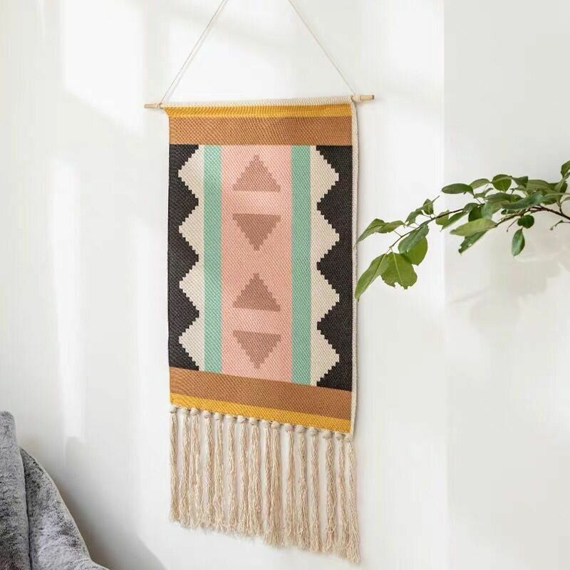 Hengende Klut Dusk Tapestry Håndvevd Hanging Art