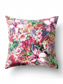 Ins Stil Blomstertrykt Mikrofiberputetrekk Hjemmesofa Kontorsete Art Decor