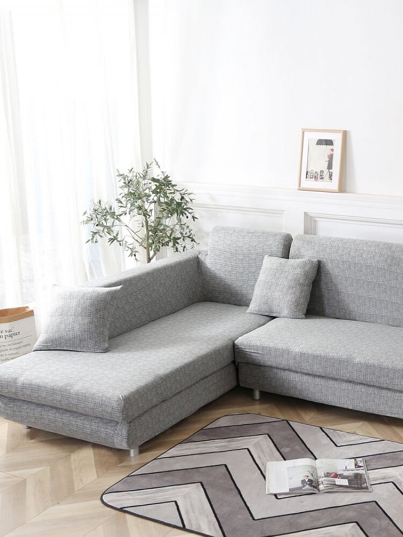 Kcasa 1/2/3/4 Setetrekk Elastisk Sofa Sofatrekk Lenestol Sliptrekk For Stue Kjøkken