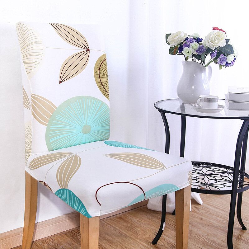 Kcasa Wx-pp3 Elegant Flower Elastisk Stretch Stol Setetrekk Spisestue Hjem Bryllupsdekor