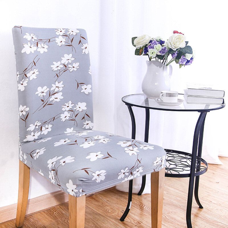 Kcasa Wx-pp3 Elegant Flower Elastisk Stretch Stol Setetrekk Spisestue Hjem Bryllupsdekor