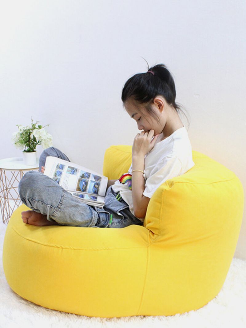 Lazy Sofa Bean Bag Cover Uten Fyllstoff Tatami Fritid Enkelt Kreativ Stue Balkong Soverom Chair