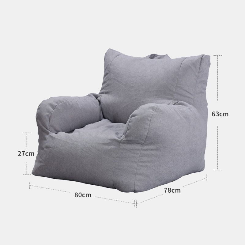 Lazy Sofa Bean Bag Enkeltroms Stol Stue Moderne Enkel