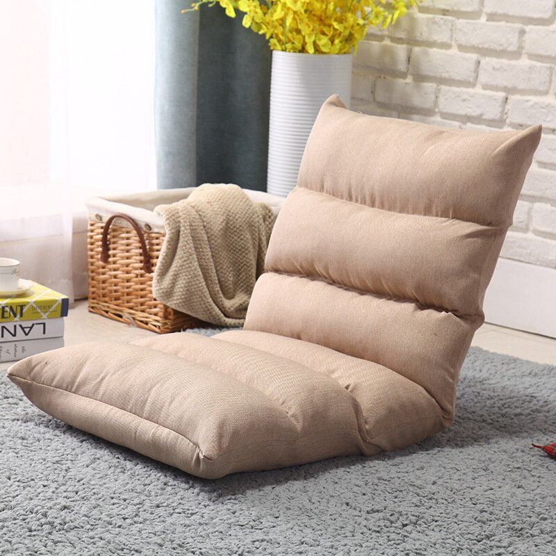 Lazy Sofa Tatami Seng Folding Tilbake Enkelt Soverom Liten Rom Balkong Nettstol