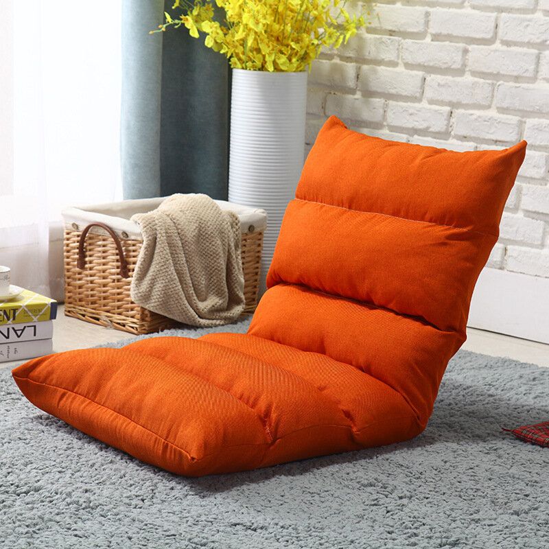 Lazy Sofa Tatami Seng Folding Tilbake Enkelt Soverom Liten Rom Balkong Nettstol