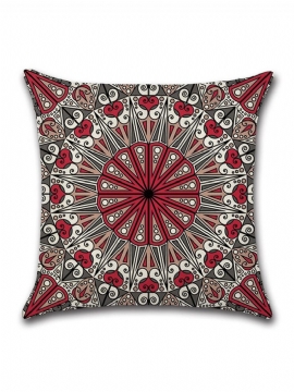 Mandala Indian Bohemian Cotton Lin Putetrekk Home Decor Firkantet