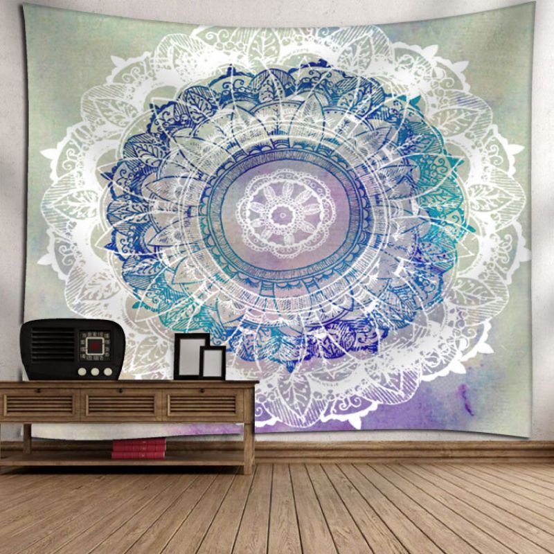 Multi-color Bohemian Spirituelle Dyr Vegghengende Billedvev Hjem Stue Dekor Gobelin