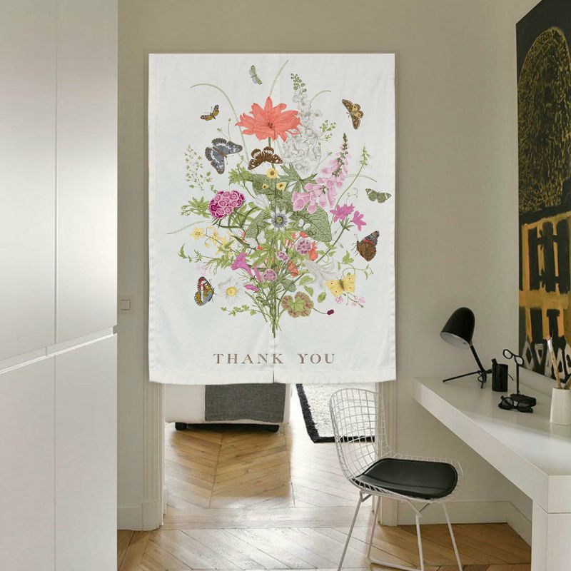 Plante Bakgrunn Gobeliner Cloth Gardin Room Art Decoration Delt Stykke