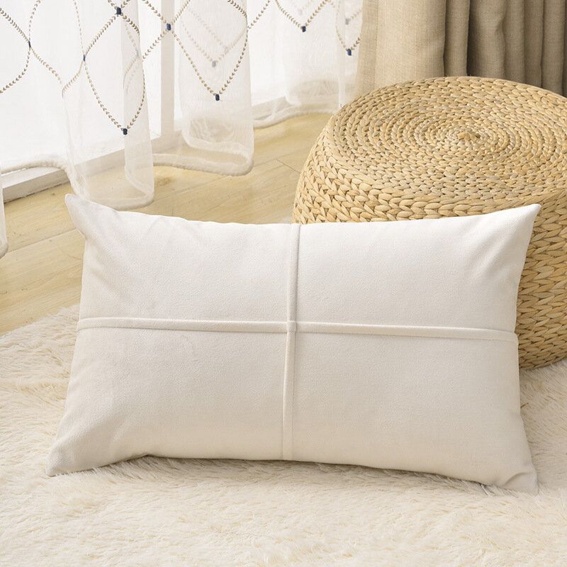 Solid Color Velvet Cushion Midje Putetrekk Nordic Home Lang