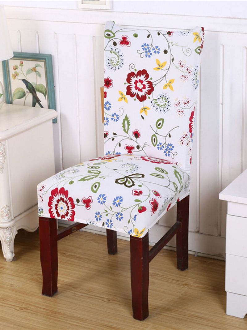 Stretched Flower Contracted Moderne Stoltrekk Dekker Slipcover Romdekor