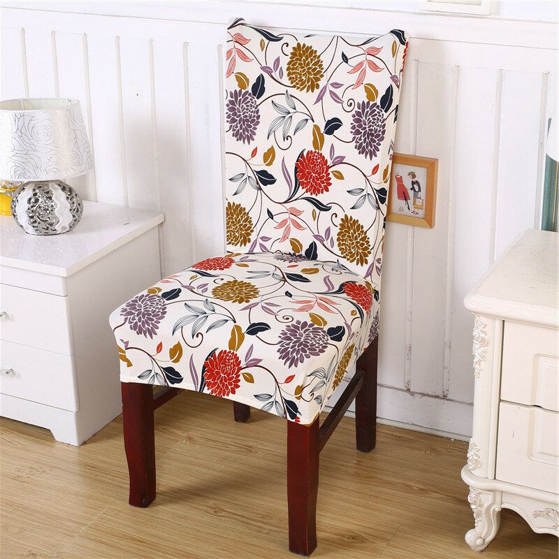 Stretched Flower Contracted Moderne Stoltrekk Dekker Slipcover Romdekor